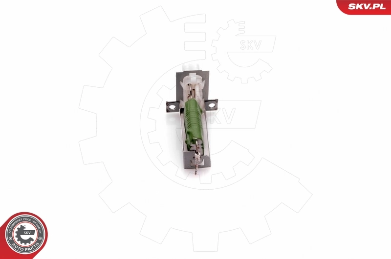 Resistor, interior blower